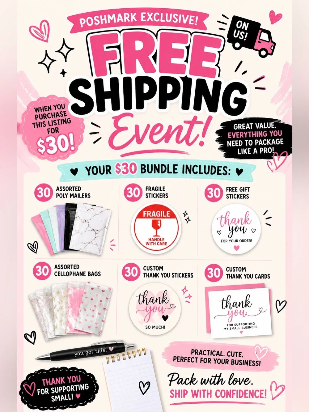 LIVE SHOW FREE SHIPPING EVENT: Shipping Bundle